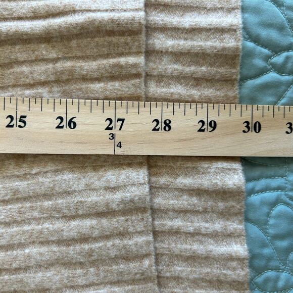 Free People Phoebe Oversize Knit Sweater, Beige, Size S - Picture 7 of 8